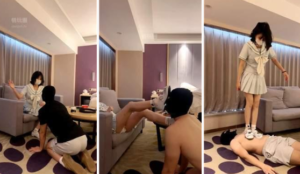【童瑶】踩踏胯下辱-脚下喂食-97LZTDGXFC-000003132733095