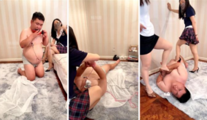 【女王妈妈】双S-捆绑堵嘴踩踏电击-97LZTDGXFC-0000031327331847