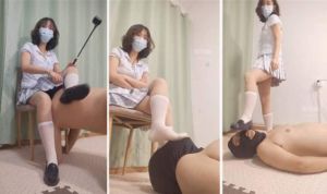 【一点点】皮鞋白袜羞辱脚垫奴-97LZTDGXFC-0000031327331851