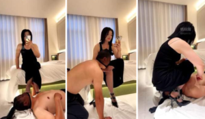 【伊潼】鞋跟插嘴-品尝酸臭黑丝脚-97LZTDGXFC-00000313273318835