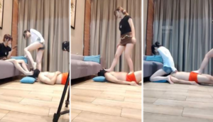 【小花】双S姐妹花踩踏场-97LZTDGXFC-00000313273319018