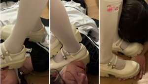 【喵咔】踩到流眼泪丨残忍踩头踩脖踩手近视角 玛丽珍皮鞋重度踩头踩手-97LZTDGXFC-00000313273319254