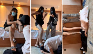【双子】175暴力女大素人虐待殴打-97LZTDGXFC-00000313273319330