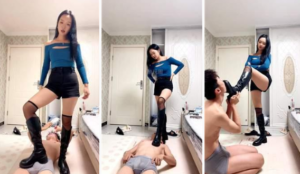 【寒月柔】车模S居家暴揍客户狗-97LZTDGXFC-000003132733193715