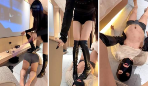 【欣怡】脚插嘴-高跟长靴踩-97LZTDGXFC-000003132733193888