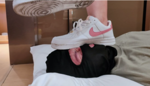 小鱼姐姐上海空降下机后用接机狗的狗脸擦干净Nike脏运动鞋底-97LZTDGXFC-000003132733194003