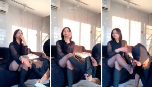 【女生也能很暴力】语文老师浓痰面膜-97LZTDGXFC-000003132733194038